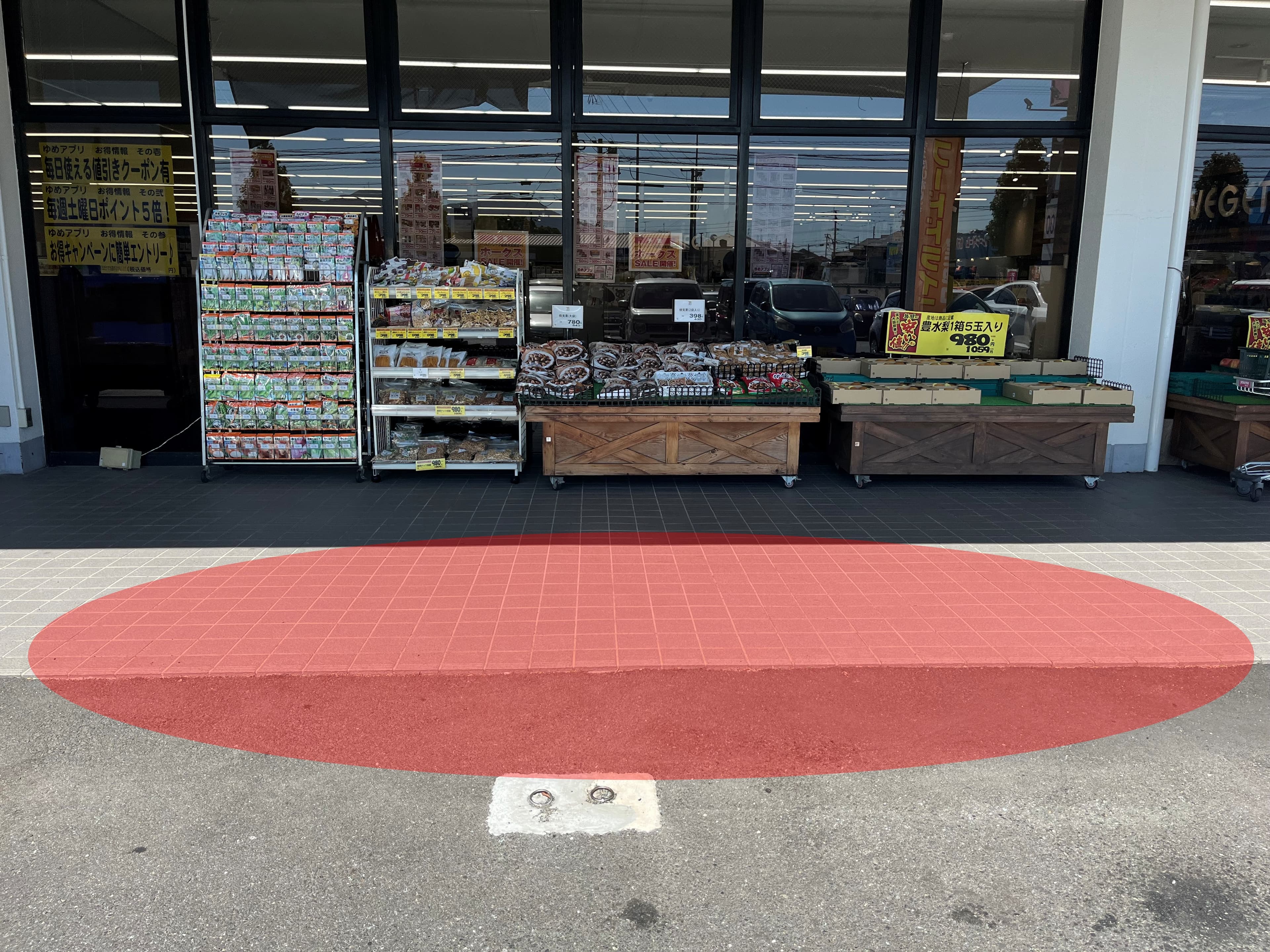 屋外軒先 キッチンカーや販促プロモーションにおすすめな催事イベントスペース