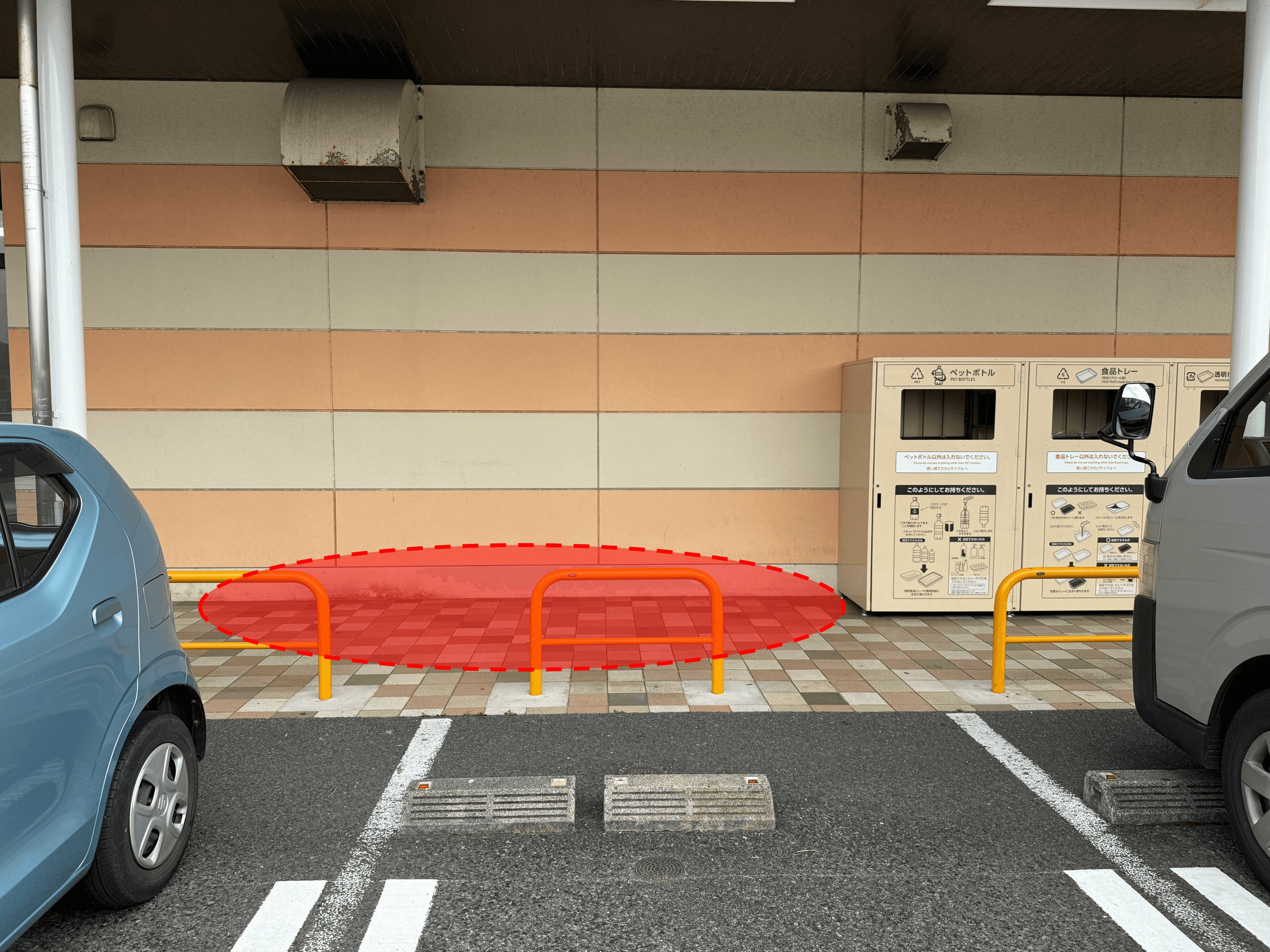 屋外軒先 キッチンカーや物販・販促プロモーションにおすすめな催事イベントスペース