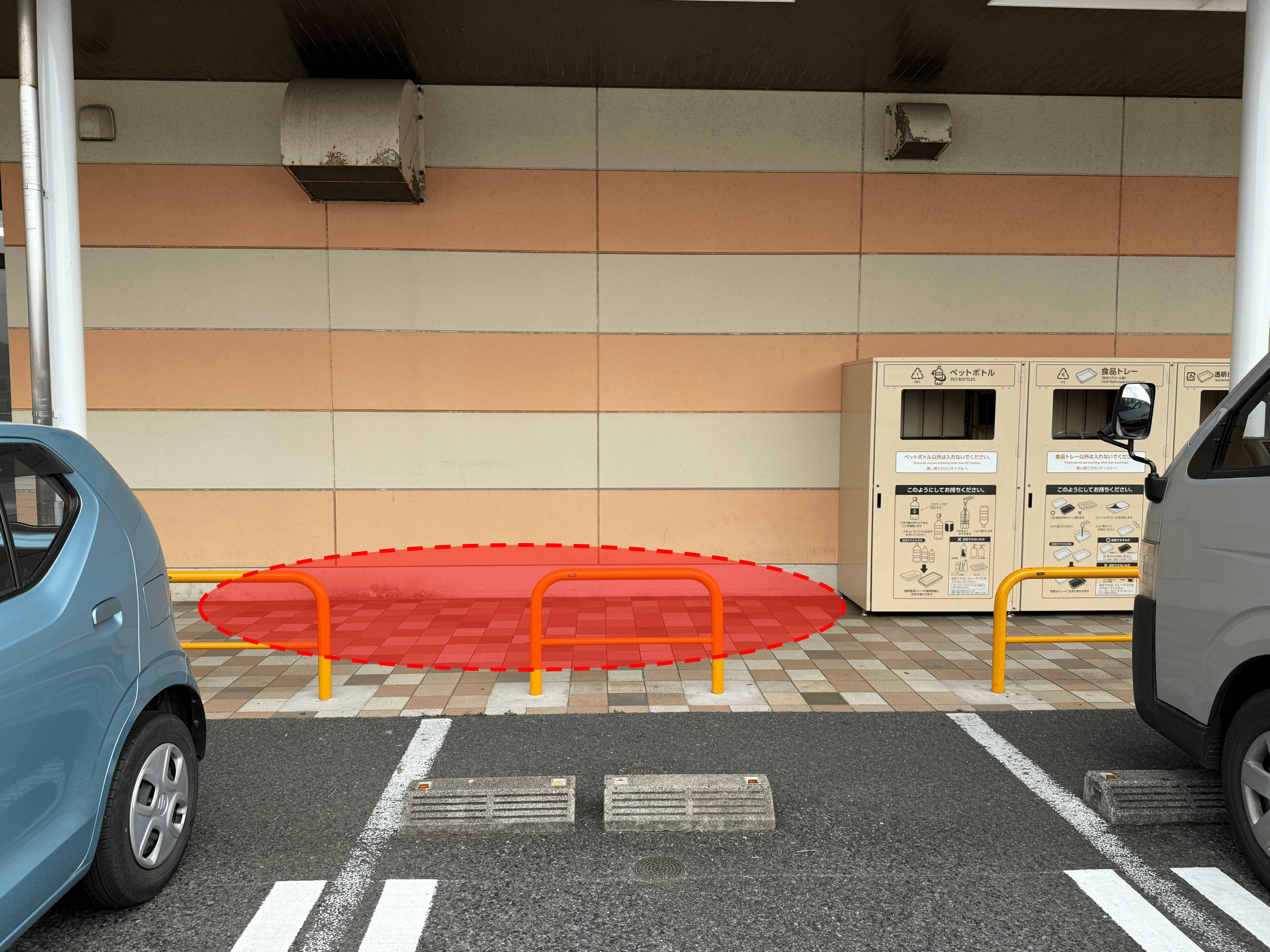 屋外軒先 キッチンカーや物販・販促プロモーションにおすすめな催事イベントスペース