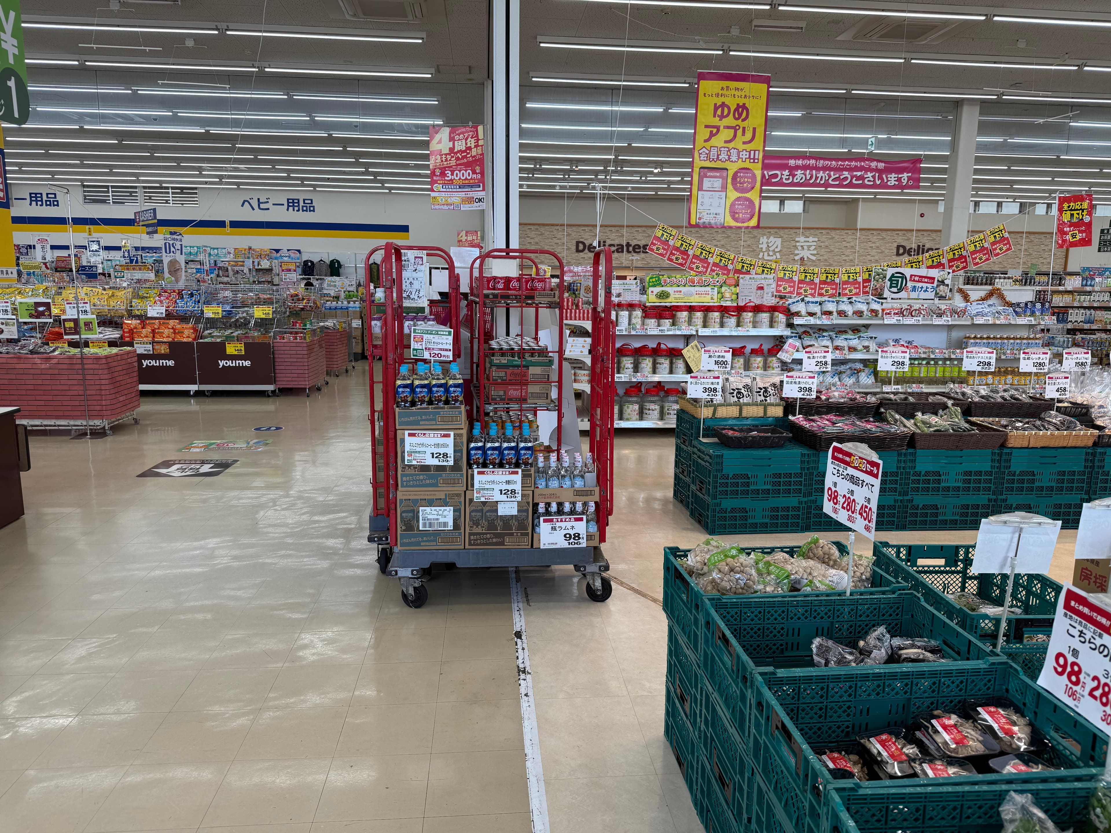 レジ横(柱前) 販促プロモーションや物販のポップアップストアにおすすめな催事イベントスペース1