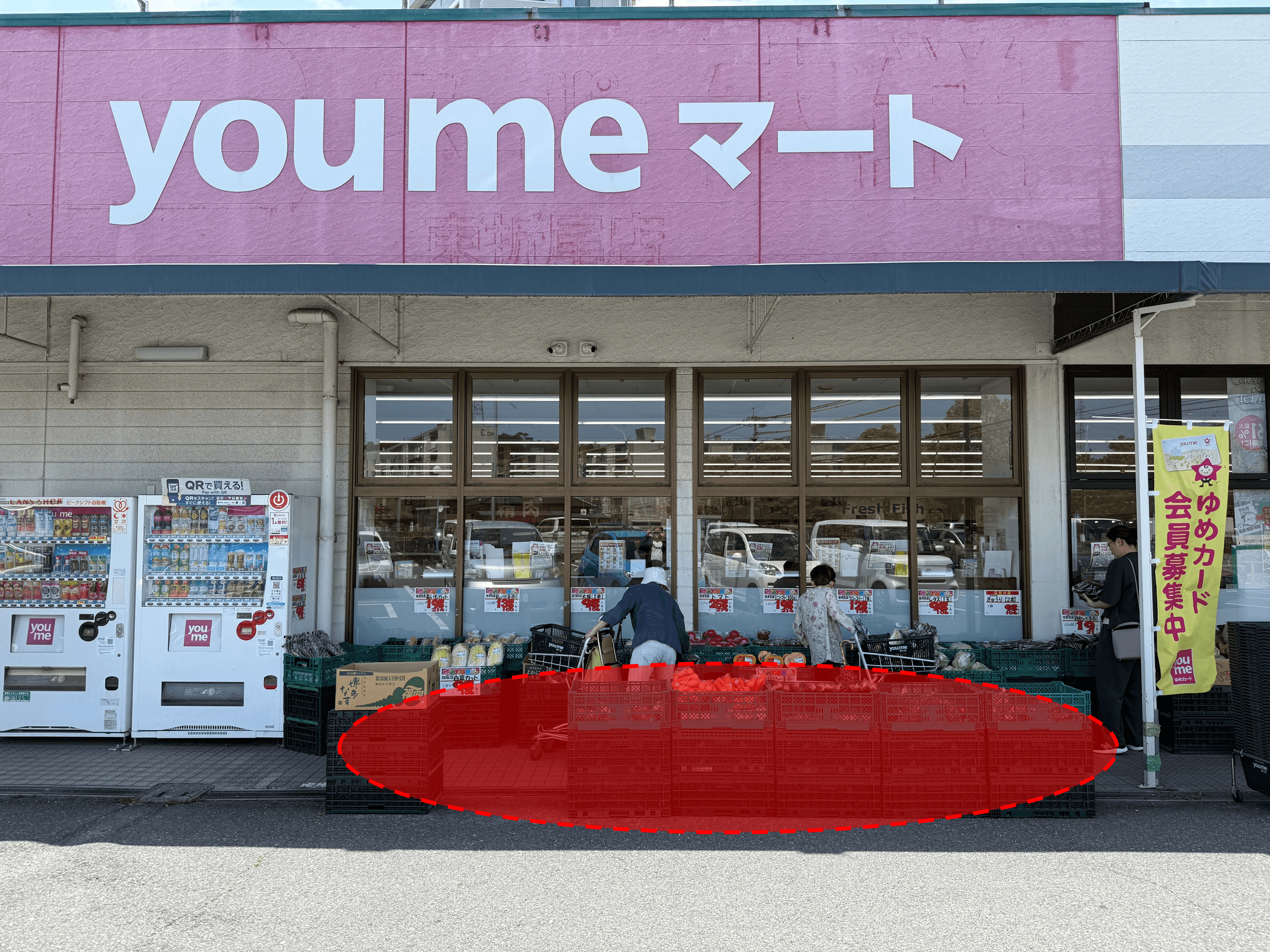 屋外軒先 キッチンカーや販促プロモーションにおすすめな催事イベントスペース