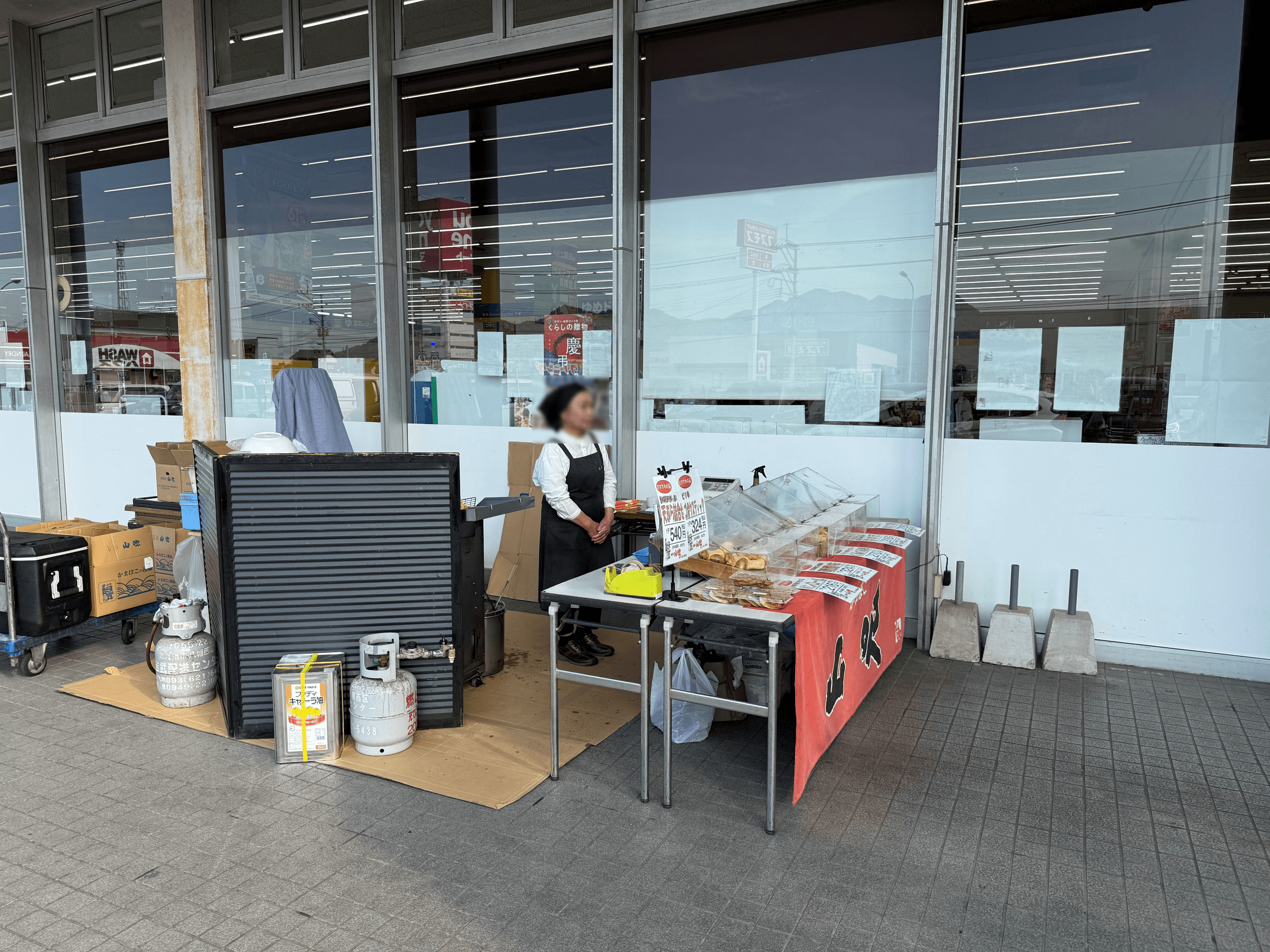 屋外軒先 物販や販促プロモーションにおすすめな催事イベントスペース1