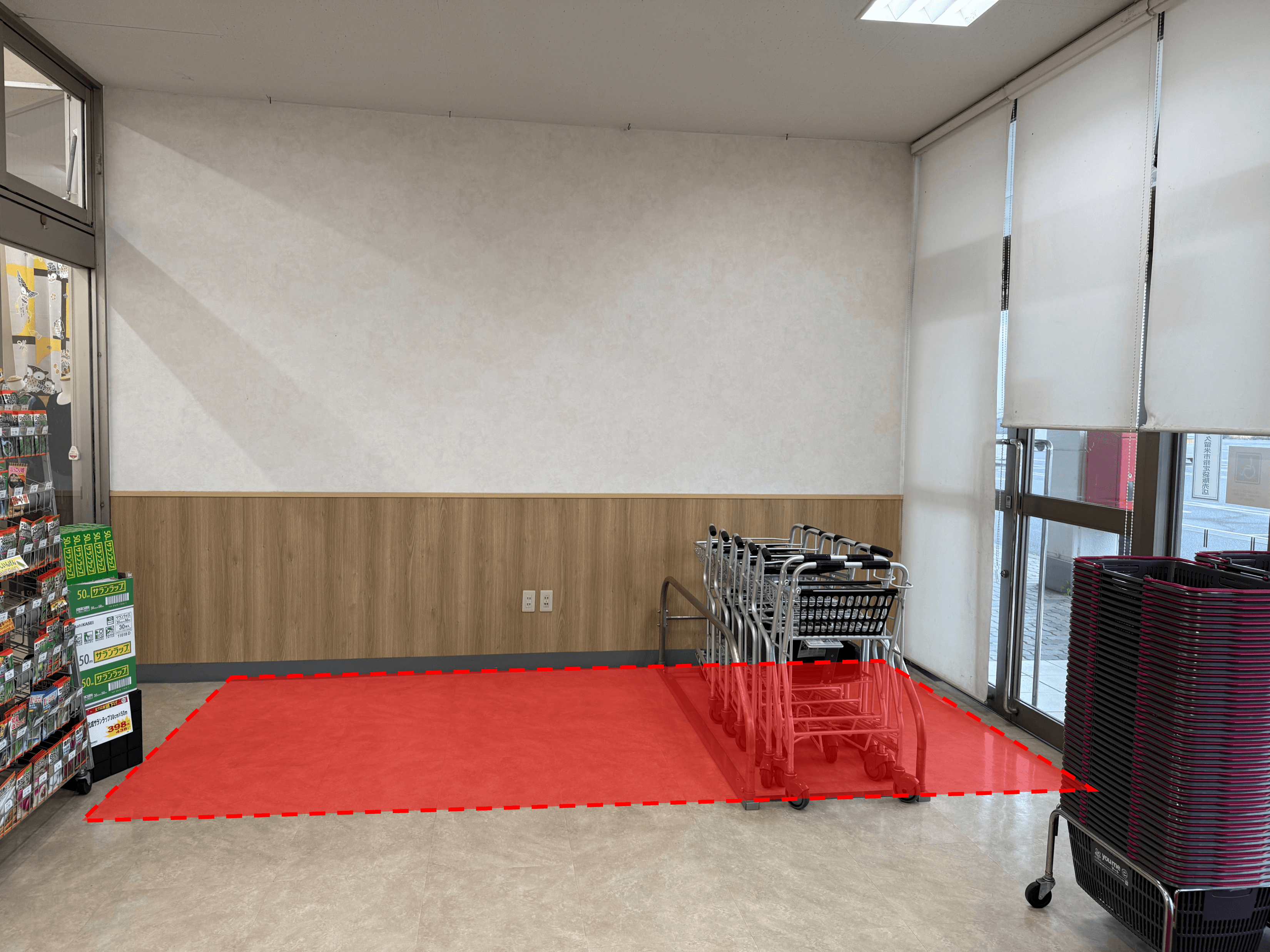 風除室 販促プロモーションや物販のポップアップストアにおすすめな催事イベントスペース