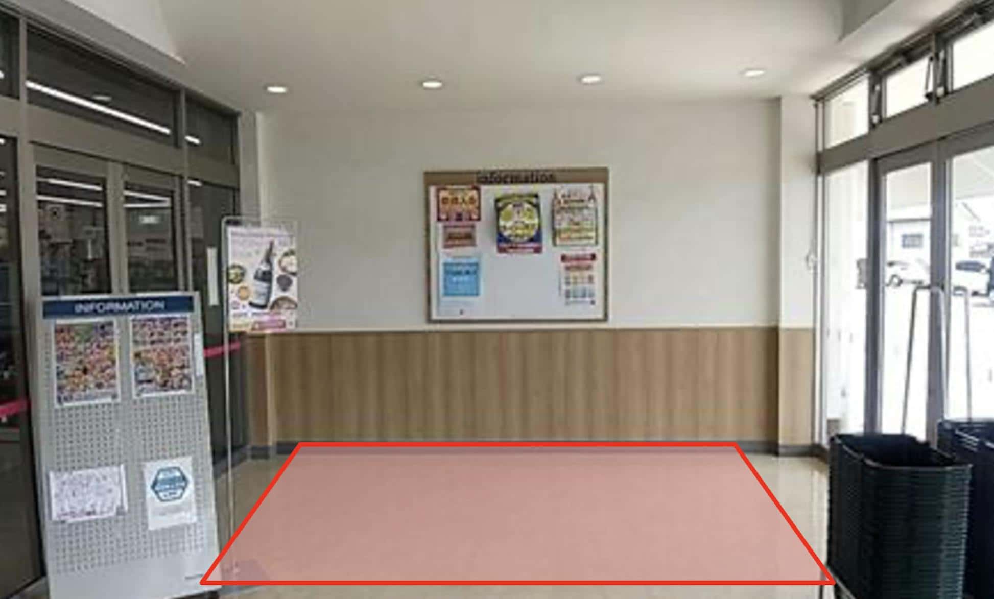 風除室 物販のポップアップストアや販促プロモーションにおすすめな催事イベントスペース