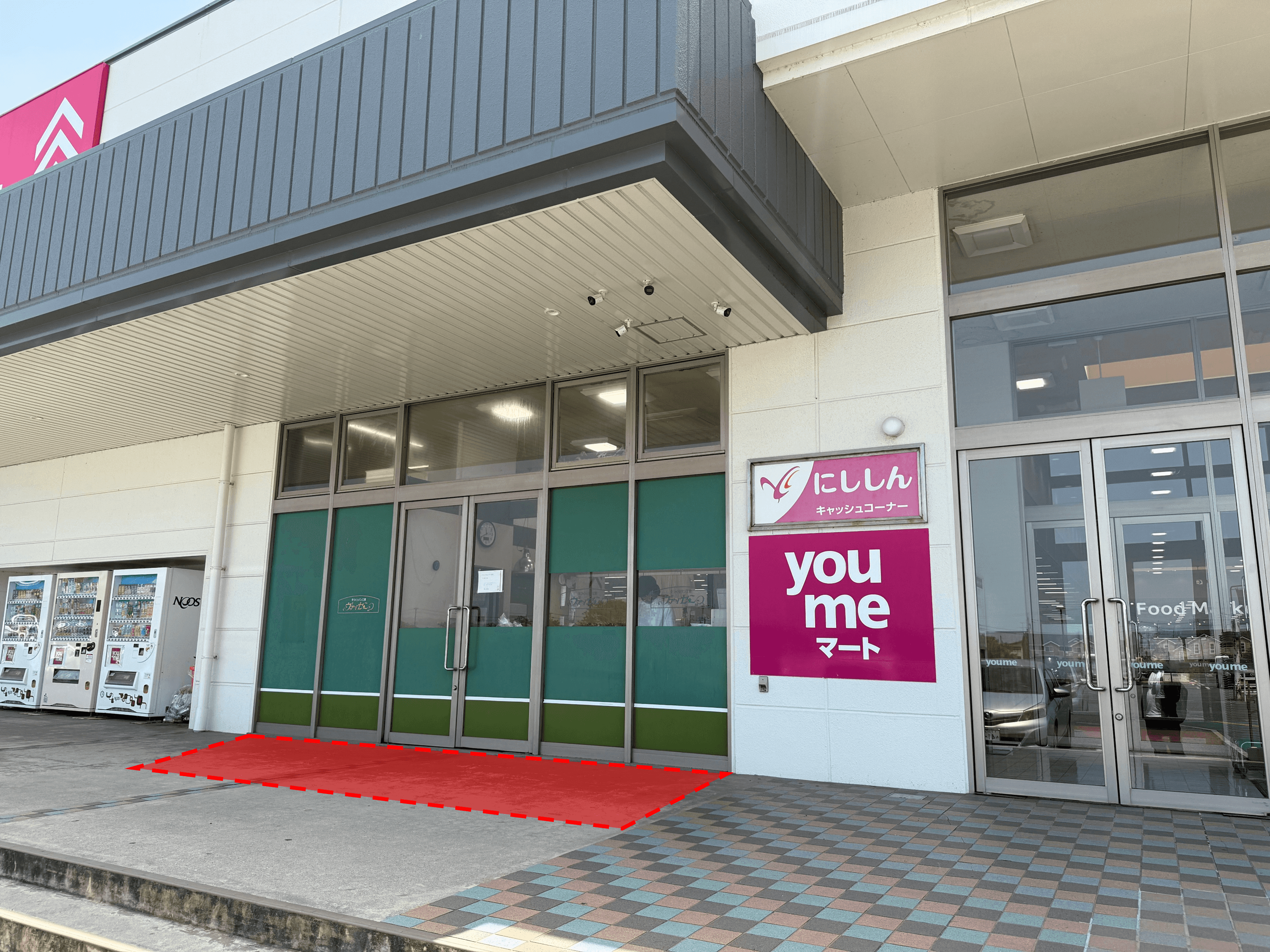 屋外軒先 物販・販促プロモーションにおすすめな催事イベントスペース