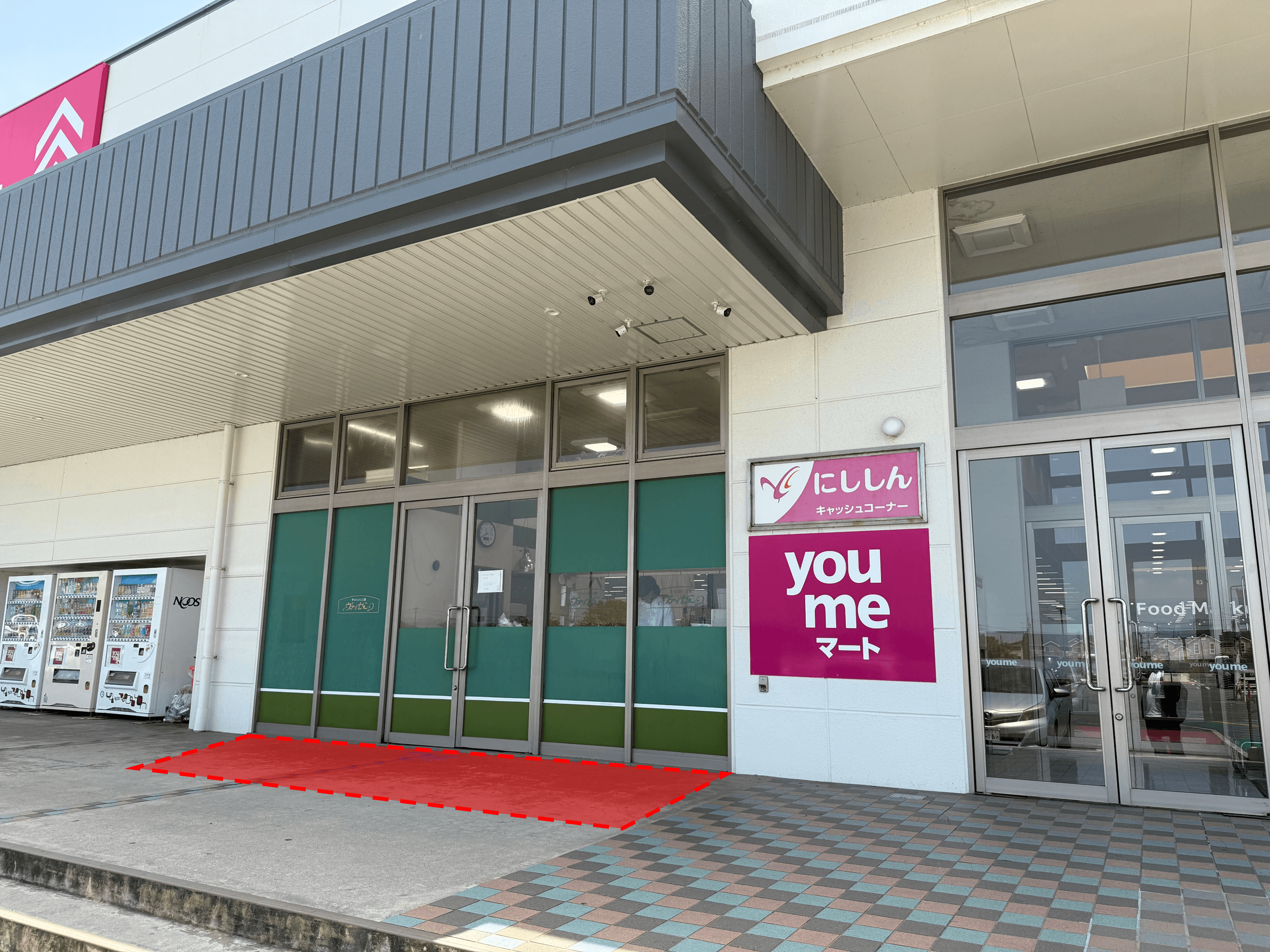 屋外軒先 物販・販促プロモーションにおすすめな催事イベントスペース