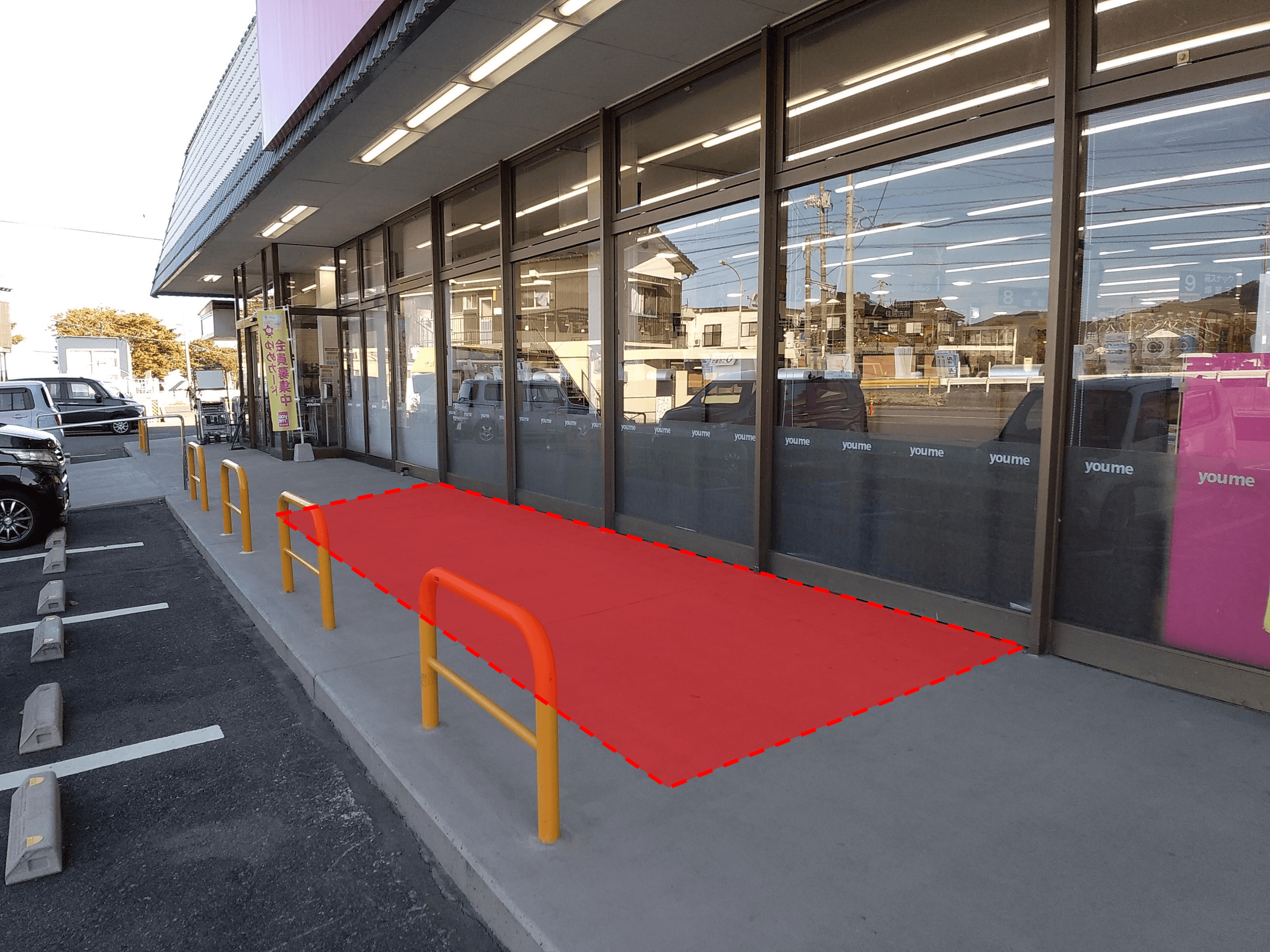 屋外軒先 販促プロモーションや物販のポップアップストアにおすすめな催事イベントスペース