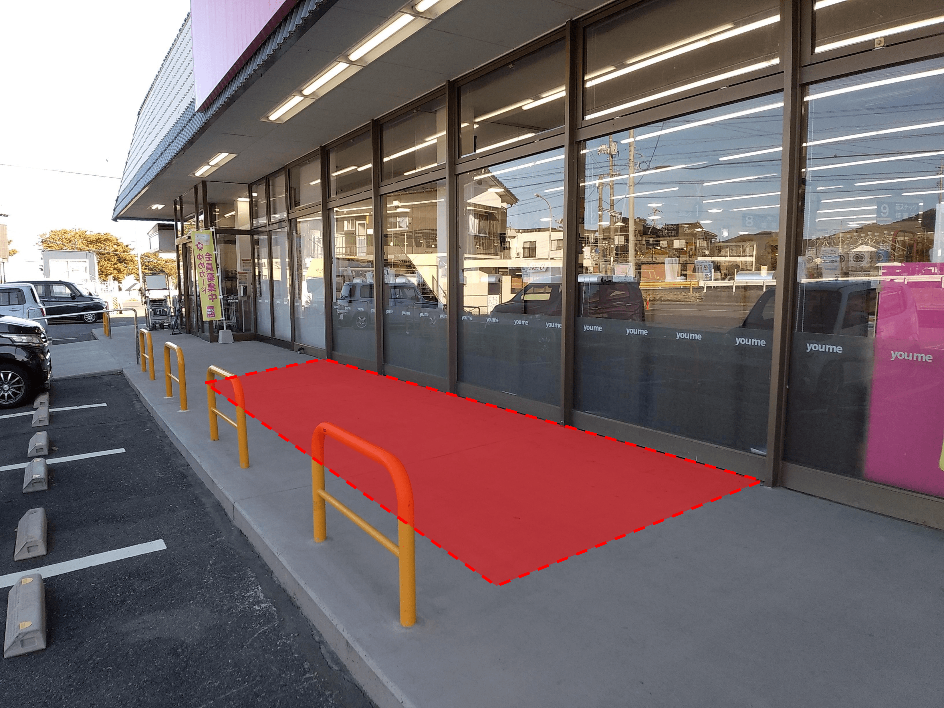 屋外軒先 販促プロモーションや物販のポップアップストアにおすすめな催事イベントスペース