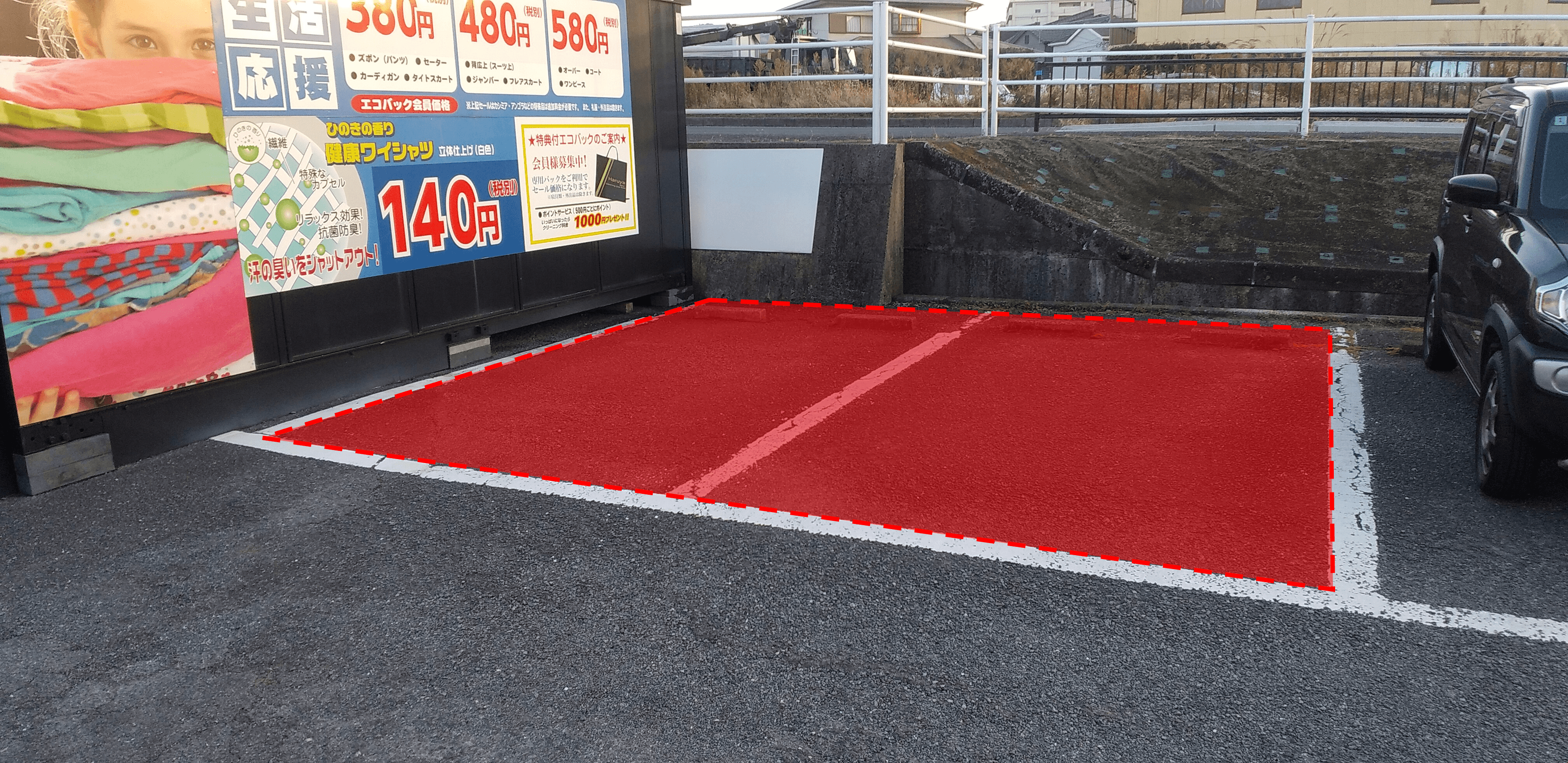 屋外駐車場 キッチンカーや物販・販促プロモーションにおすすめな催事イベントスペース